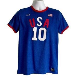 Mitre Patriotic USA Short Sleeve Tee Shirt Small